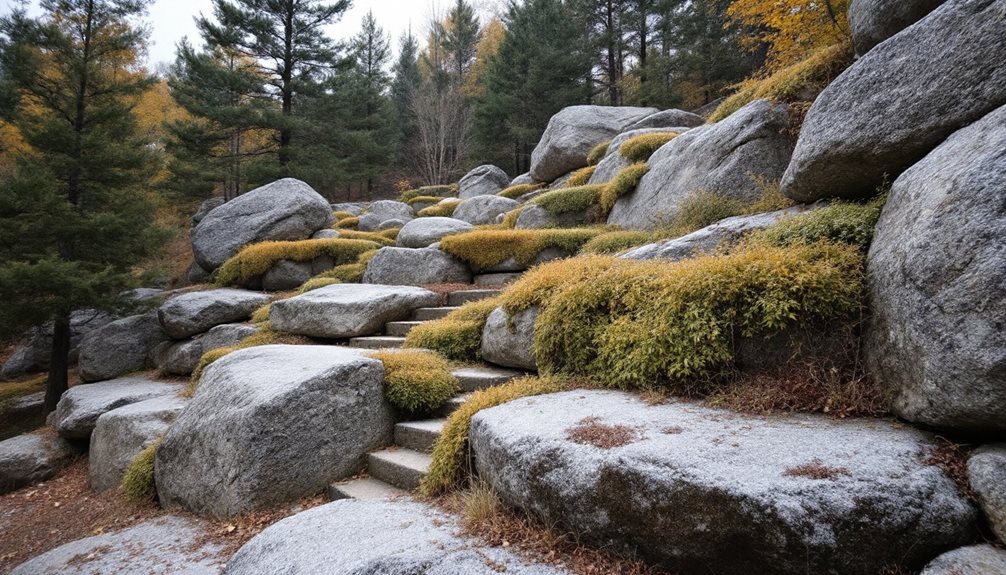 strong stone landscape barriers