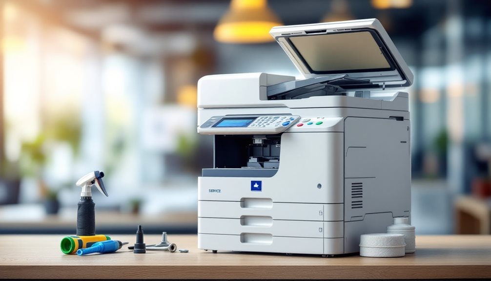 copier reliability and support