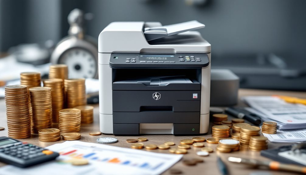 total cost analysis copiers