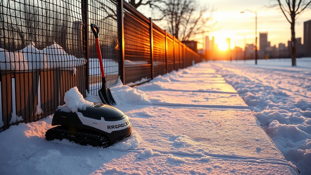sidewalk snow removal strategies